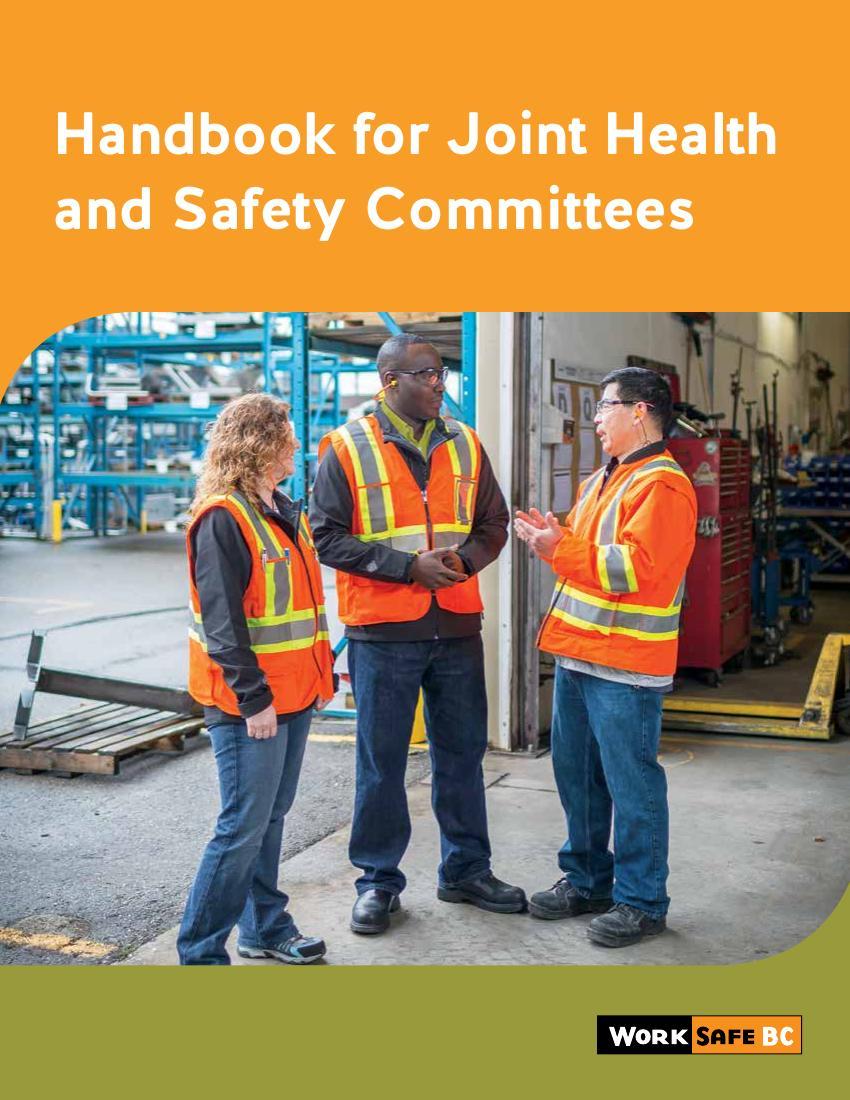 WorkSafe BC Health And Safety Committee Handbook
